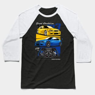 GTR E46 Street Revolution Baseball T-Shirt